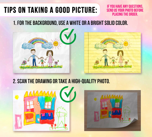 Customizable Children's Drawing Canvas, custom designs additional view