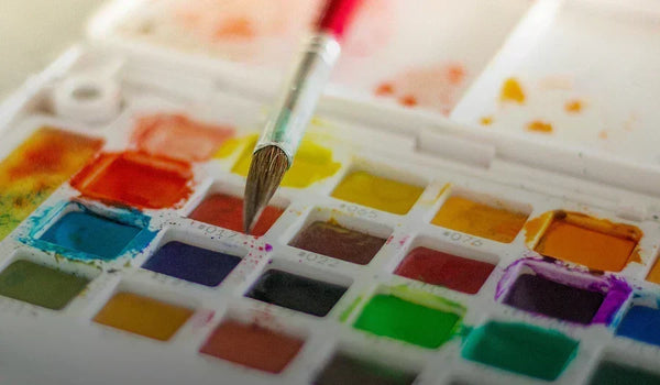Blog post image for the watercolor supplies guide